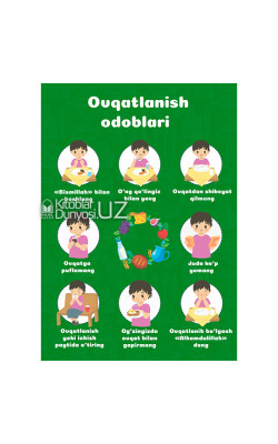 «Ovqatlanish odoblari» (plakat, A3)