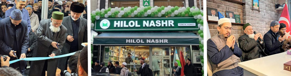 «Hilol nashr» nashriyotining, Turkiyadagi do'koni ochilish marosimi bo'lib o'tdi.